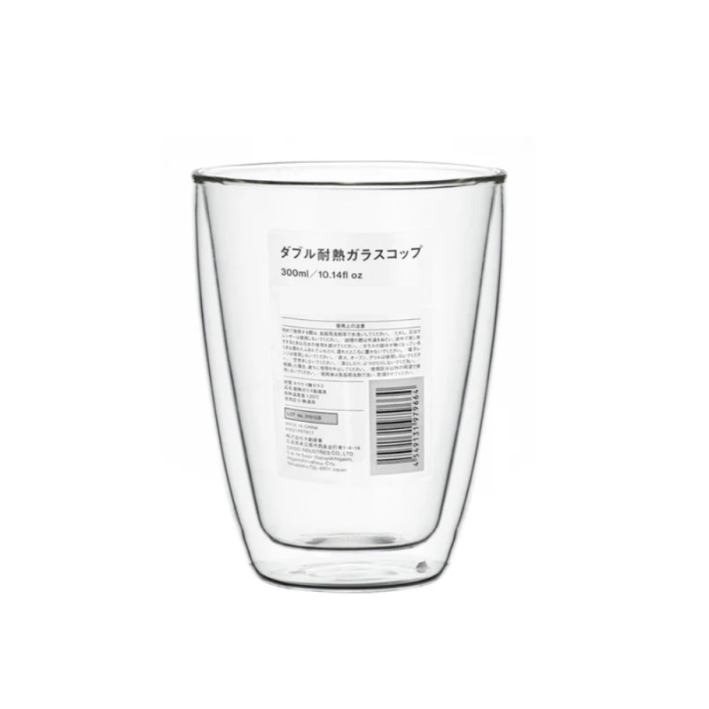 스탠다드 프로덕트 이중 내열유리 컵 300mL