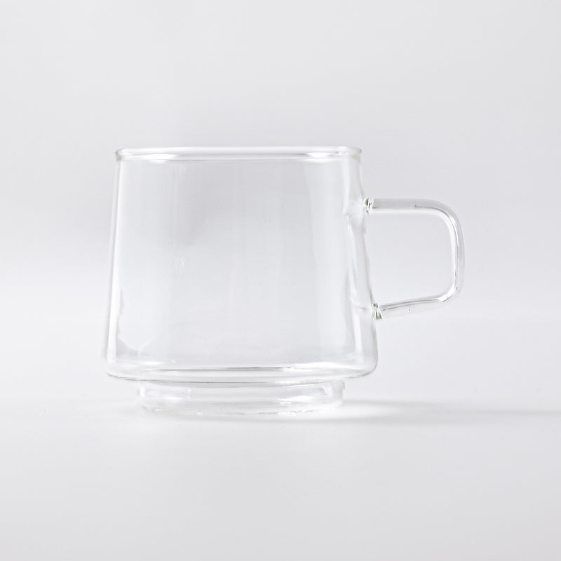스탠다드 프로덕트 내열유리 스태킹 컵&소서 380mL