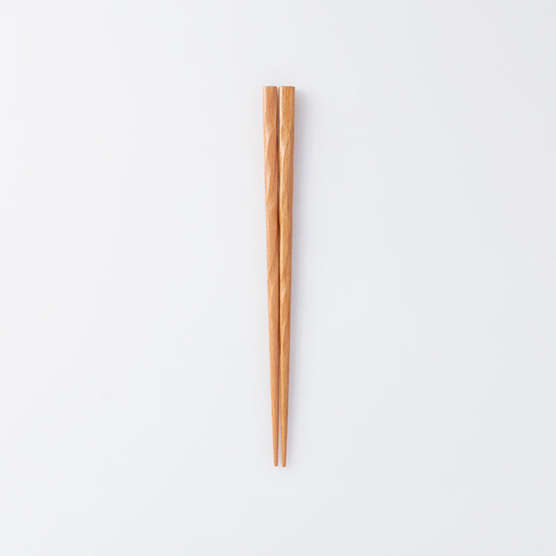 스탠다드 프로덕트 천연목 젓가락 4벌 세트 깎기형 23cm
