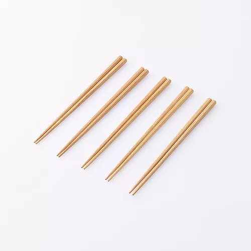 스탠다드 프로덕트 천연목 젓가락 5벌 세트 팔각 21cm