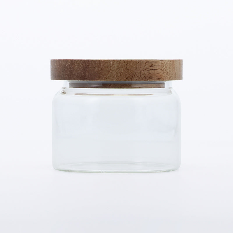 스탠다드 프로덕트 유리 캐니스터 아카시아 뚜껑 320ml