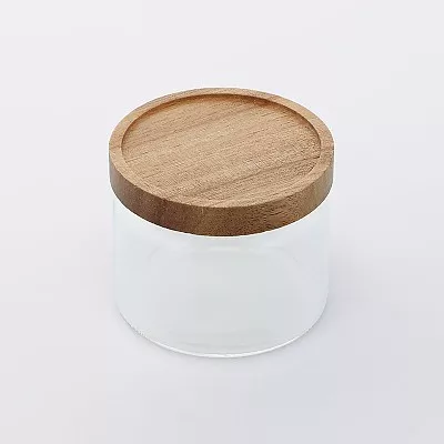 스탠다드 프로덕트 유리 캐니스터 아카시아 뚜껑 320ml