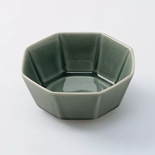 스탠다드 프로덕트 팔각 볼 관입 유약 그레이 12cm
