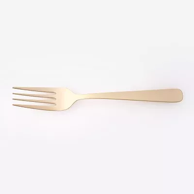 스탠다드 프로덕트 니가타 쓰바메 금도금 디저트 포크