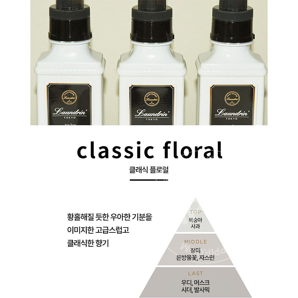 란도린 패브릭 미스트 리필 클래식 플로럴 320mL