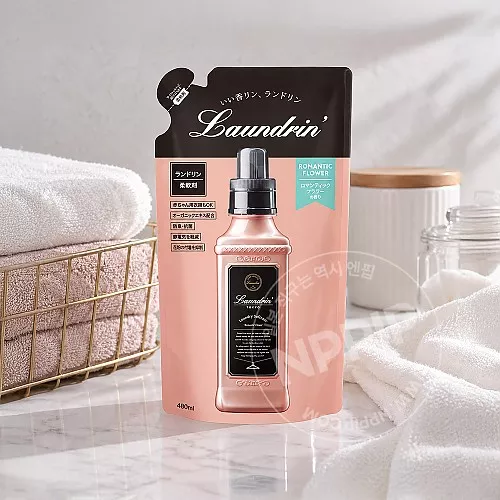란도린 유연제 리필 로맨틱 플라워 480mL