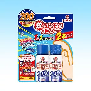 킨쵸 모기 스프레이 200회분 무향료 2개세트