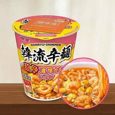 묘조 한류신면 매콤 농후 까르보 라멘 94g 일본 컵라면