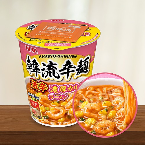 묘조 한류신면 매콤 농후 까르보 라멘 94g 일본 컵라면