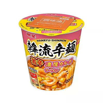 묘조 한류신면 매콤 농후 까르보 라멘 94g 일본 컵라면