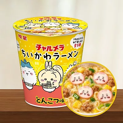 묘조 챠루메라 치이카와 돈코츠 라멘 일본 컵라면 38g