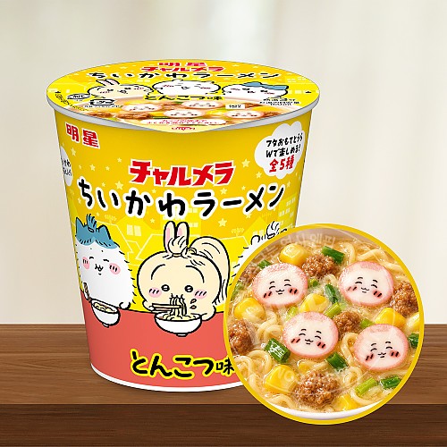 묘조 챠루메라 치이카와 돈코츠 라멘 일본 컵라면 38g