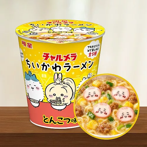 묘조 챠루메라 치이카와 돈코츠 라멘 일본 컵라면 38g