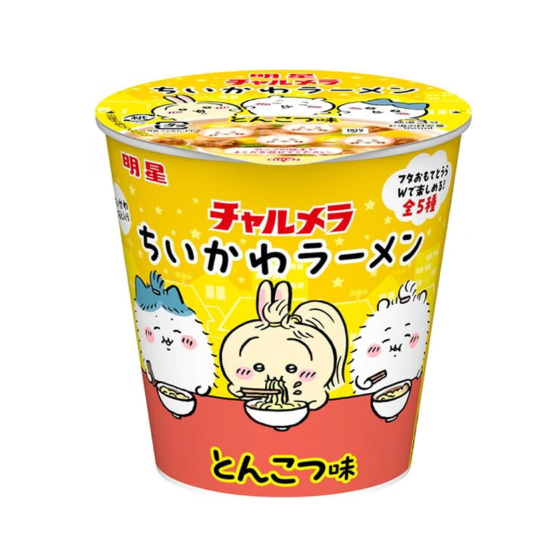 묘조 챠루메라 치이카와 돈코츠 라멘 일본 컵라면 38g
