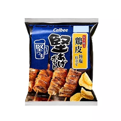 세븐일레븐 가루비 카타아게 포테이토 숯불구이 닭껍질 소금맛 64g