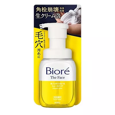 비오레 더 페이스 거품 세안제 스무스 클리어 클렌징폼 200ml  모공 케어