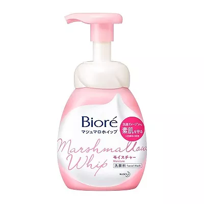 비오레 마시멜로 휩 모이스쳐 150ml 거품형 세안제 클렌징폼
