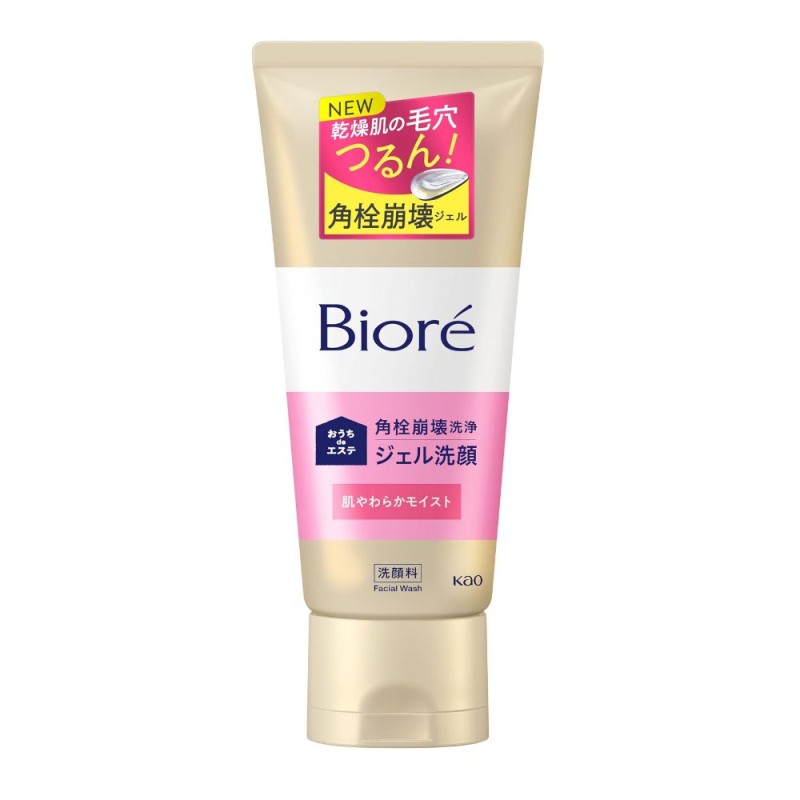 비오레 오우치de에스테 젤 세안 부드러운 모이스트 180g 건성 피부용 모공 케어