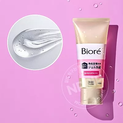 비오레 오우치de에스테 젤 세안 부드러운 모이스트 180g 건성 피부용 모공 케어