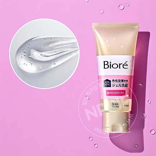 비오레 오우치de에스테 젤 세안 부드러운 모이스트 180g 건성 피부용 모공 케어