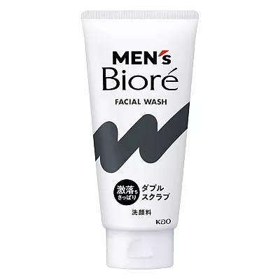 멘즈 비오레 더블 스크럽 페이셜 워시 세안제 클렌징폼 130g