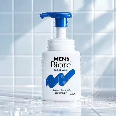 멘즈 비오레 페이셜 워시 거품 타입 세안제 클렌징폼 150ml