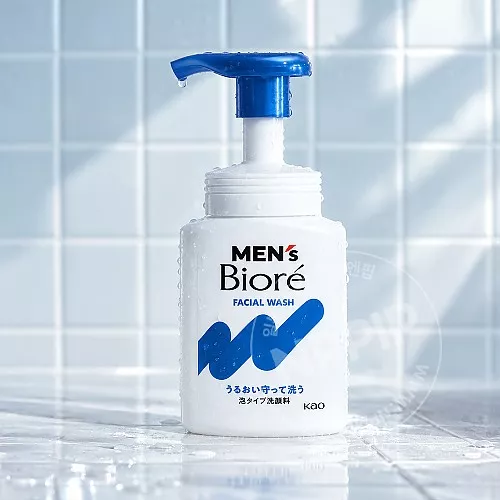 멘즈 비오레 페이셜 워시 거품 타입 세안제 클렌징폼 150ml