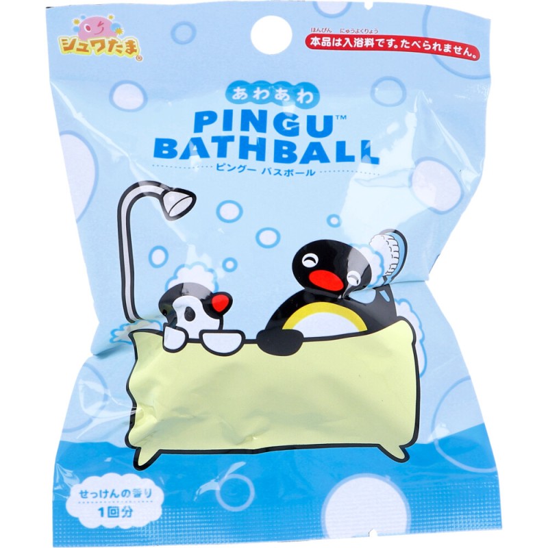 슈와타마 핑구 거품 배쓰밤 입욕제 비누향 랜덤 피규어 포함