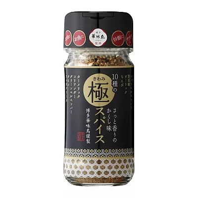 토리젠푸드 하카타 카미토리 감수 10종의 극 스파이스 소금 조미료 55g