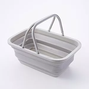 스탠다드 프로덕트 접이식 소프트 바스켓 그레이 9.35L