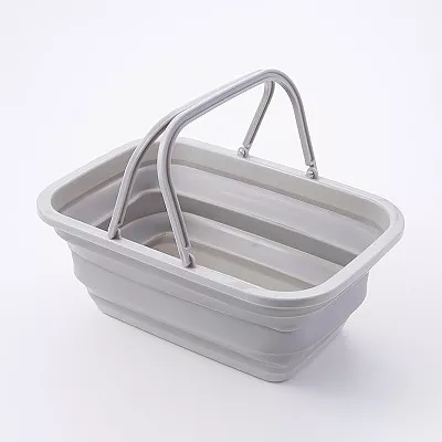 스탠다드 프로덕트 접이식 소프트 바스켓 그레이 9.35L