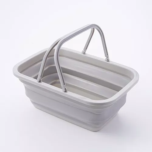 스탠다드 프로덕트 접이식 소프트 바스켓 그레이 9.35L