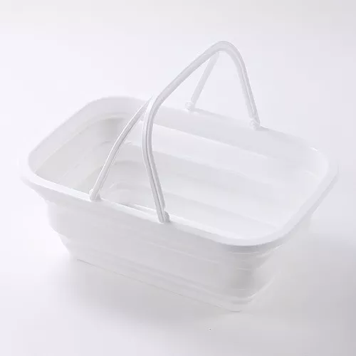 스탠다드 프로덕트 접이식 소프트 바스켓 화이트 9.35L