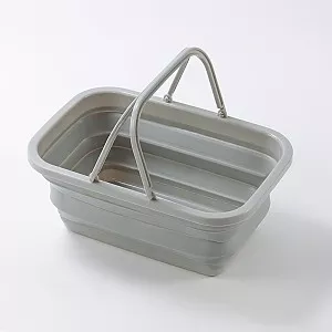 스탠다드 프로덕트 접이식 소프트 바스켓 그레이 5.3L