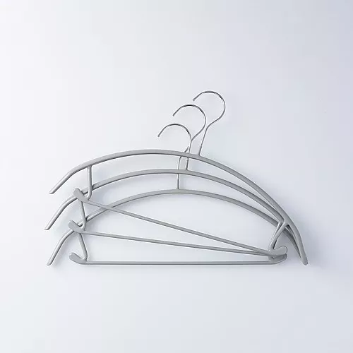 스탠다드 프로덕트 미끄럼방지 옷걸이 그레이 3개