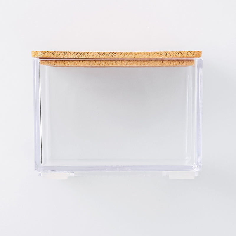 스탠다드 프로덕트 소품 대나무 뚜껑 수납 케이스 6cmx8.2cmx8.2cm