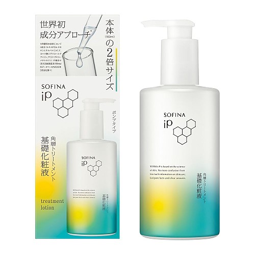 소피나 iP 각질층 트리트먼트 기초 화장수 토너 빅 펌프 타입 320ml