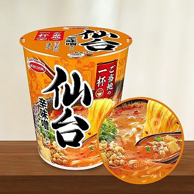 에이스쿡 로컬 센다이 매운 된장 라멘 62g 일본 컵라면