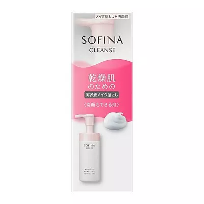 소피나 건성 피부를 위한 미용액 메이크업 리무버 클렌징폼 150ml