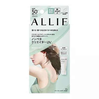 알리 크로노 뷰티 스무스 젤 UV 60g SPF50+ PA++++ 그린티 리모네 향