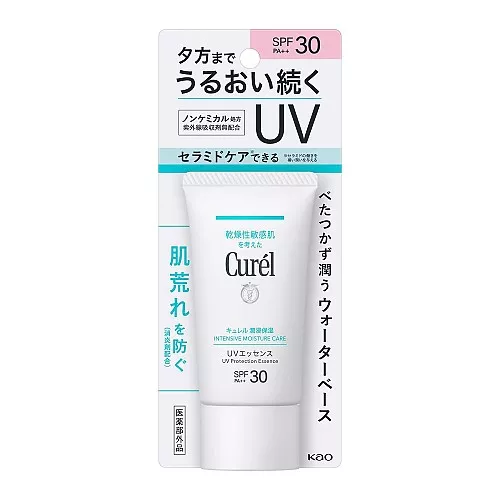 큐렐 윤침보습 UV 에센스 크림 50g SPF30 무향료