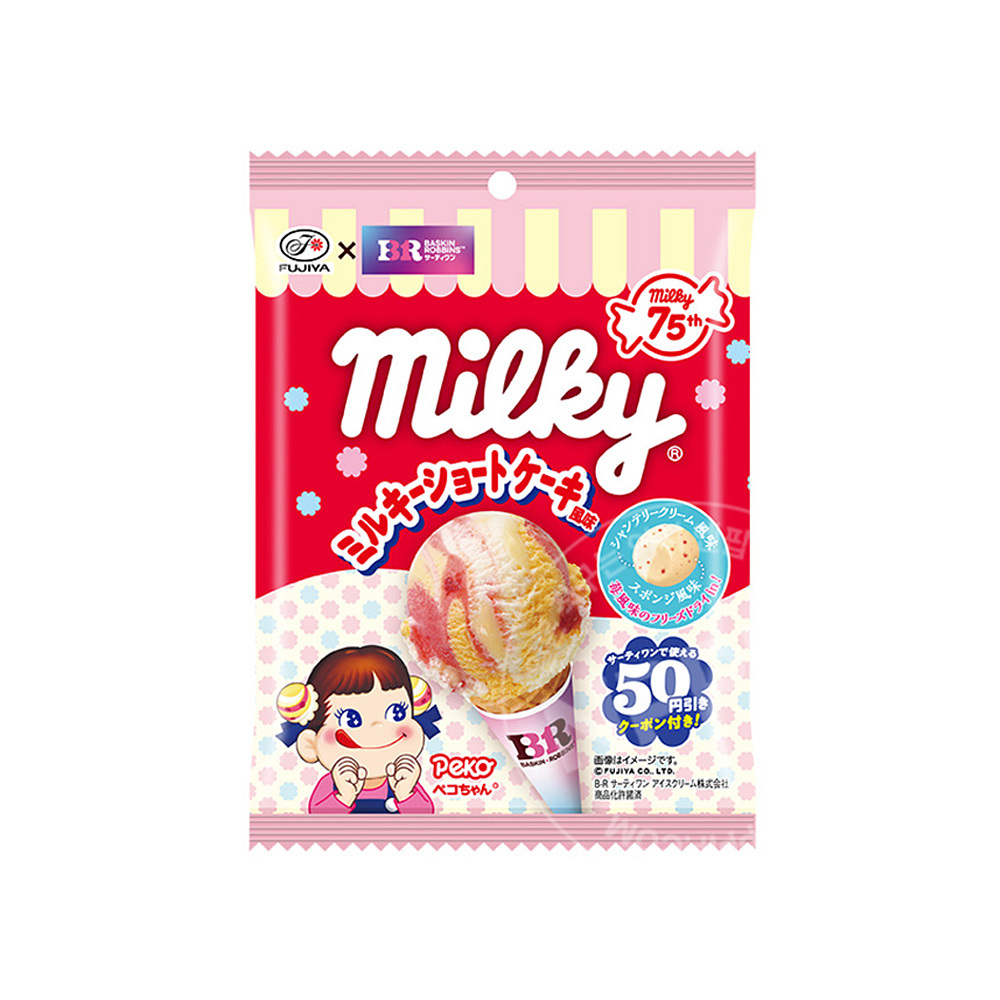 후지야 밀키 베스킨라빈스31 밀키쇼트케이크맛 57g