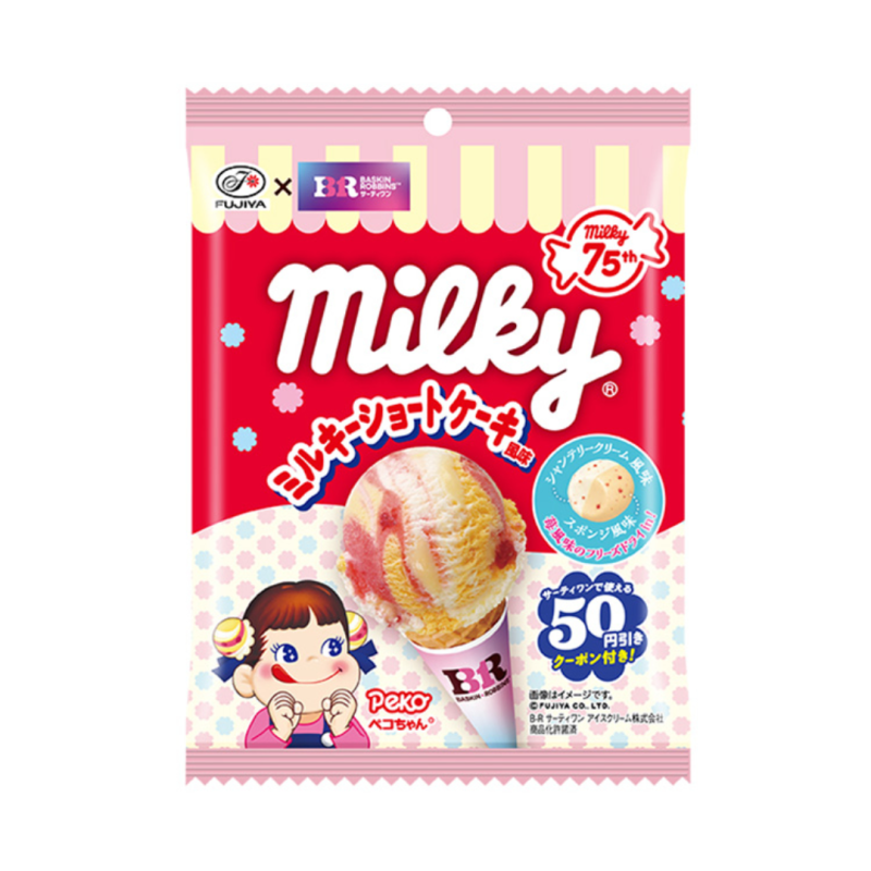 후지야 밀키 베스킨라빈스31 밀키쇼트케이크맛 57g