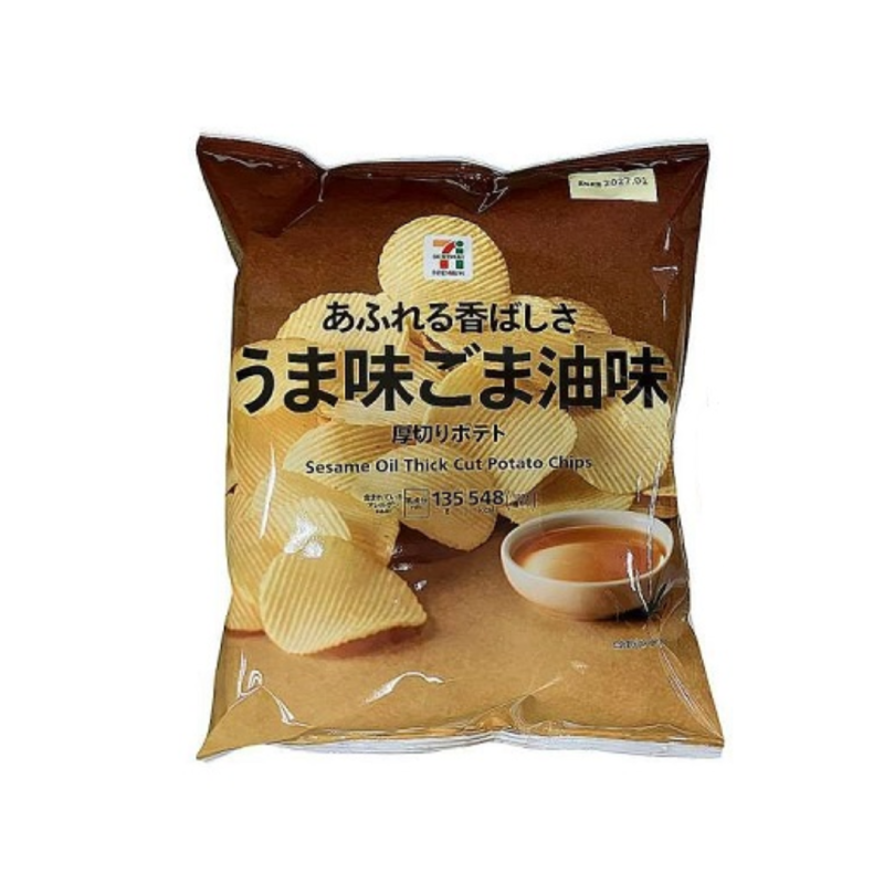 세븐일레븐 두껍게 자른 포테이토칩 참기름맛 135g