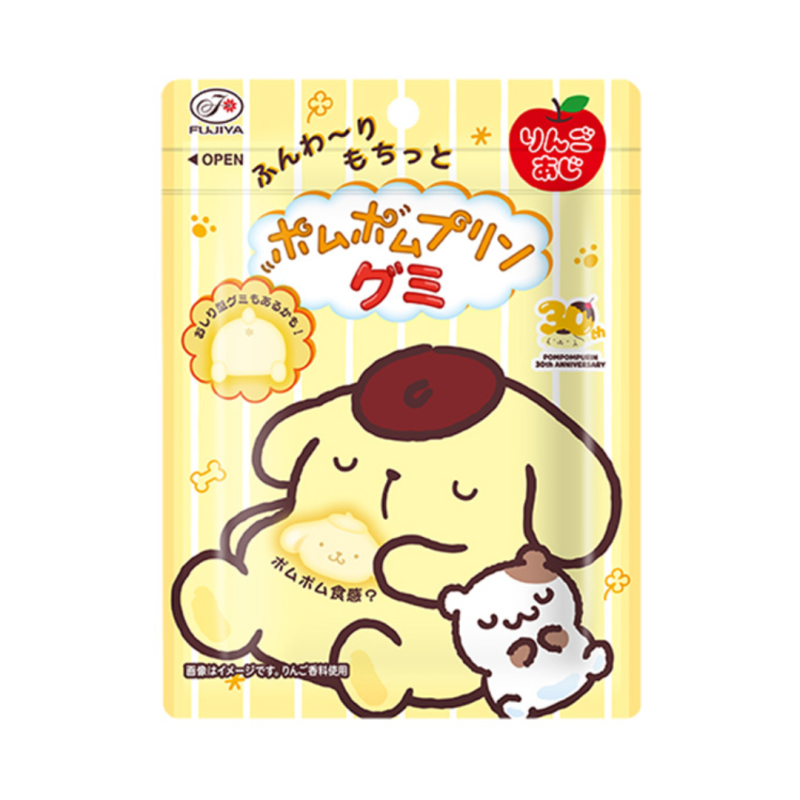 후지야 폼폼푸린 젤리 사과맛 54g