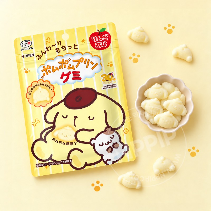 후지야 폼폼푸린 젤리 사과맛 54g