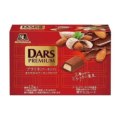 모리나가 다스 프리미엄 프랄리네 아몬드 초콜릿 12개입