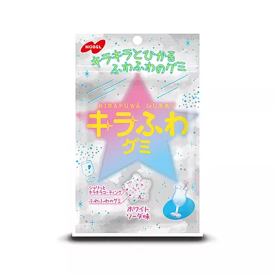 노벨 키라후와 별모양 구미 일본 별젤리 화이트소다맛 50g