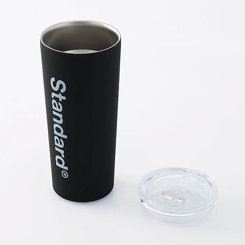 스탠다드 프로덕트 스테인리스 텀블러 뚜껑 포함 블랙 500ml
