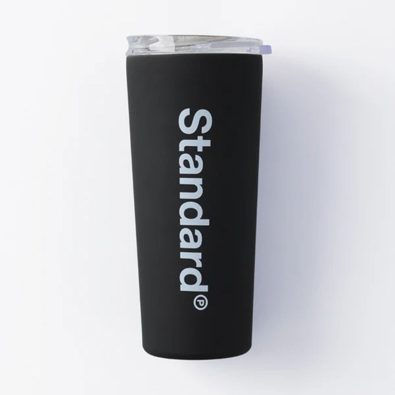 스탠다드 프로덕트 스테인리스 텀블러 뚜껑 포함 블랙 500ml